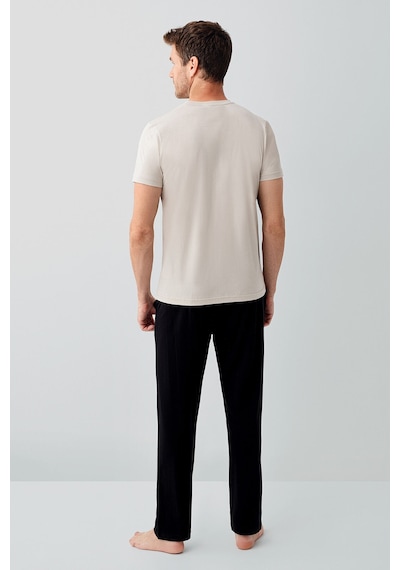 Arnetta Erkek Krem Pijama Takım Ar3701-s-v1 Krem