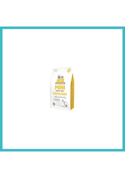 Brit Care Mini Hair Skin Somonlu Ve Ringa Balıklı Küçük Irk Tahılsız Yetişkin Köpek Maması 2 Kg Dfnbez