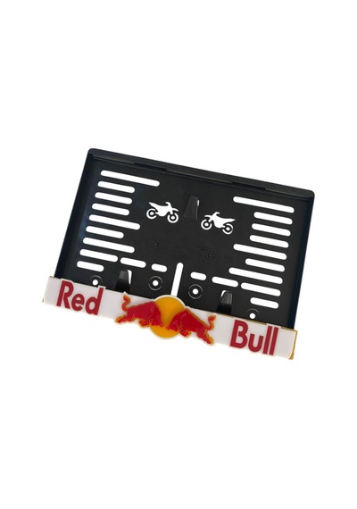 Tüm Motorlara Uyumlu Motosiklet Plakalığı Redbull Tasarımlı Plakalık 1 Adet