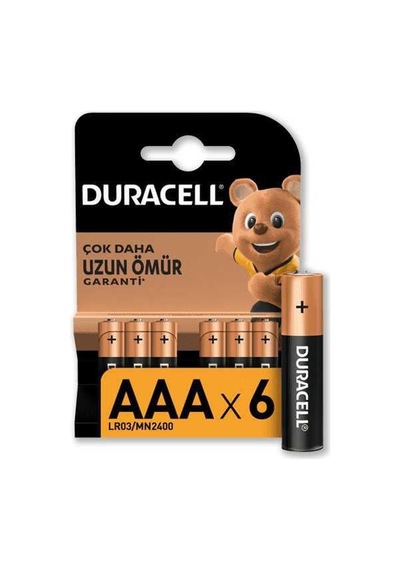 Aaa 6 Lı İnce Kalem Pil