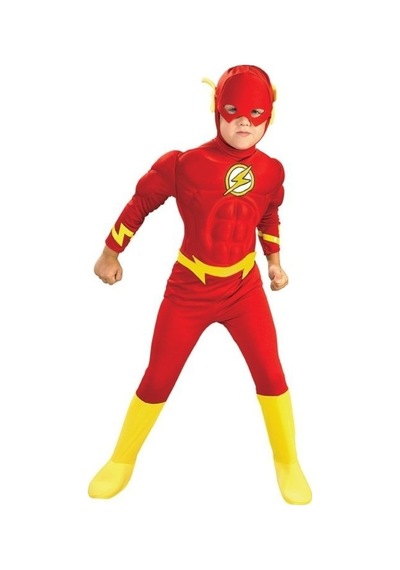 Kostümsarayı Flash Kostümü Kaslı Lüks