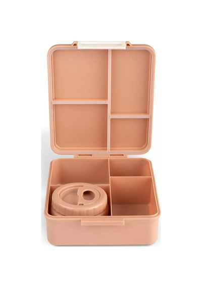 Citron Grand Beslenme Kutusu Seti - 4 Bölmeli, Sosluk Ve Çelik Kavanozlu - Blush Pink 1196489 Diğer