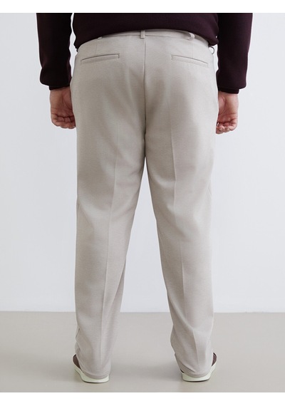 Lcwaıkıkı Classic Bej Büyük Beden Erkek Chino Pantolon