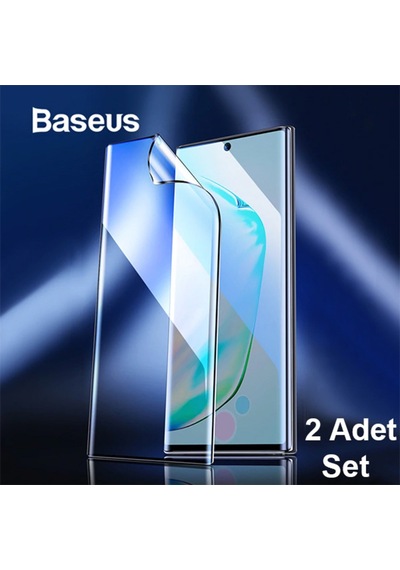 Baseus Sm Galaxy Note 10 Full Ekran Koruyucu 0.15Mm 2 Adet Set 0 Şeffaf