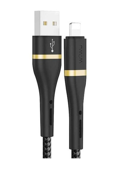 Wiwu Ed-105 2 In 1 Usb A- Type-C To Lightning Elite Data Cable (500161623)-Siyah
