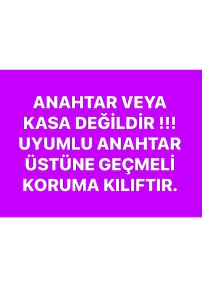 Amblemli Togg T10x-t10f Uyumlu Anahtar Kılıfı Siyah