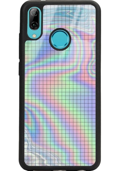 Huawei Mate 20 Lite Neon Dama Tasarımlı Glossy Telefon Kılıfı Siyah