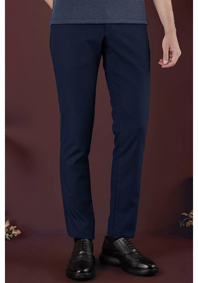 Efor P 1136 Slim Fit Lacivert Klasik Pantolon Lacivert