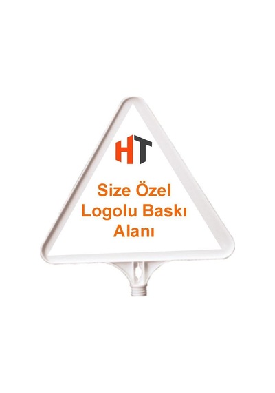 Özel Tasarım - Özel Baskılı Üçgen Levha 39 Cm