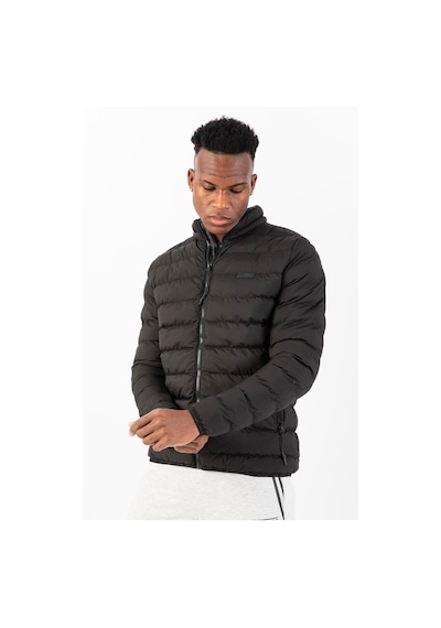 Maraton Sportswear Regular Erkek Dik Yaka Takma Kol Basic Siyah Mont 22314-siyah Siyah