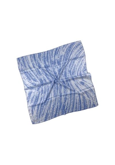 Mim Eşarp Mısırlı Eşarpları Silky Cocoon Twill Sport Eşarp İndigo
