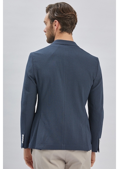 İmza Koyu Lacivert Desenli Kırlangıç Yaka Likralı 6 Drop Slim Fit Dar Kesim Casual Ceket 1002240155-koyu Lacivert Koyu Lacivert İmza Koyu Lacivert Desenli Kırlangıç Yaka Likralı 6 Drop Slim Fit Dar Kesim Casual Ceket 1002240155-koyu Lacivert Koyu Lacivert