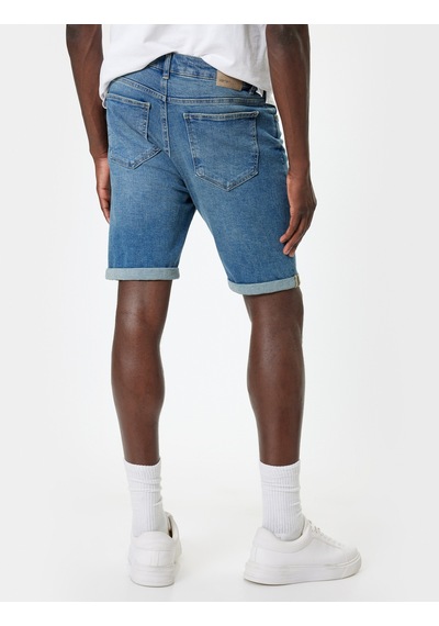 Koton Slim Fit Kot Şort Bermuda Düğmeli Cep Detaylı Petrol 4sam40029ıd Petrol Koton Slim Fit Kot Şort Bermuda Düğmeli Cep Detaylı Petrol 4sam40029ıd Petrol