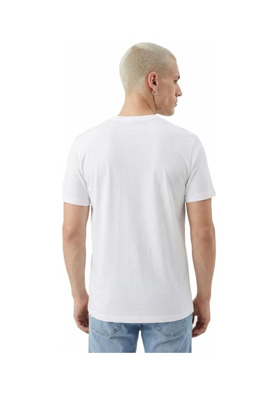 Regular Fit Erkek Tshirt K.kol Beyaz