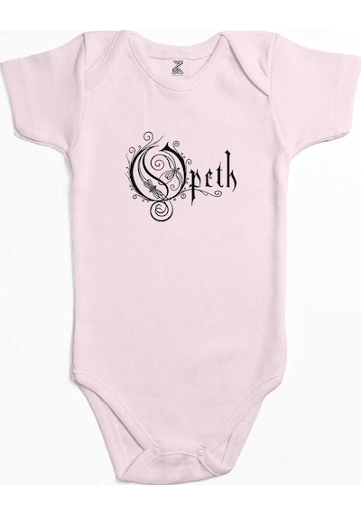 Zepplin Giyim Opeth Logo Classic 2 Sarı Bebek Body Zıbın