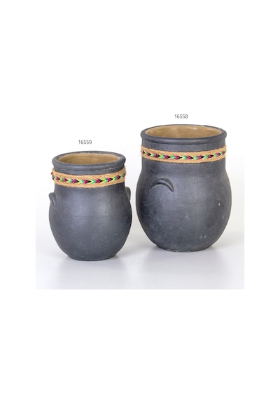 Euro Flora Küp Beton Saksı 12X20.5 Cm