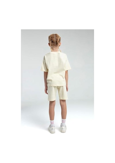 Rolypoly Kız Çocuk Pamuk İki İplik Kısa Kol Şortlu Pijama Takımı Rp3590 Sarı