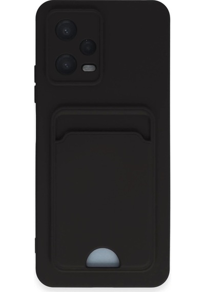 Xiaomi Poco X5 5g Kılıf Kelvin Kartvizitli Silikon - Siyah Çok Renkli