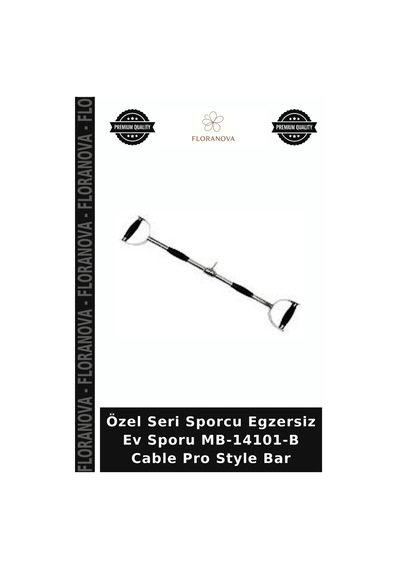 Özel Seri Sporcu Egzersiz Ev Sporu Mb-14101-b Cable Pro Style Bar