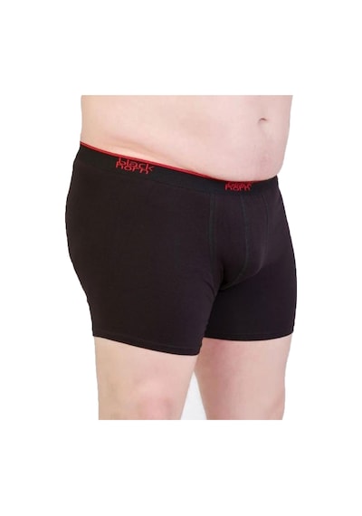 Black Horn Büyük Beden Boxer Battal Boy Likralı Boxer Siyah