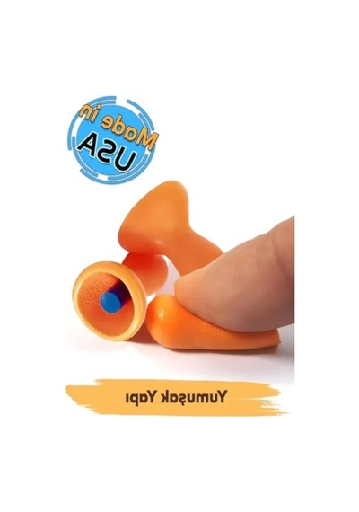 Yıkanabilir İpli Kulak Tıkacı - Gürültü Önleyici 5 Adet