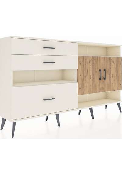 Arges Konsol 4 Raflı 3 Çekmeceli 2 Kapaklı 176x30x99 Aytaşı-çam/a Aytaşı-çam/aytaşı Arges Konsol 4 Raflı 3 Çekmeceli 2 Kapaklı 176x30x99 Aytaşı-çam/a Aytaşı-çam/aytaşı
