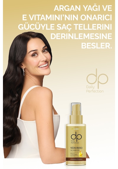Dp Daily Perfection Argan Yağlı Ve E Vitaminli Saç Bakım Yağı 100 ML