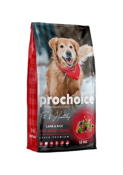 Prochoice Yetişkin Köpekler İçin, Hipoalerjenik, Kuzu Etli Ve Pirinçli Kuru Mama 3 Kg