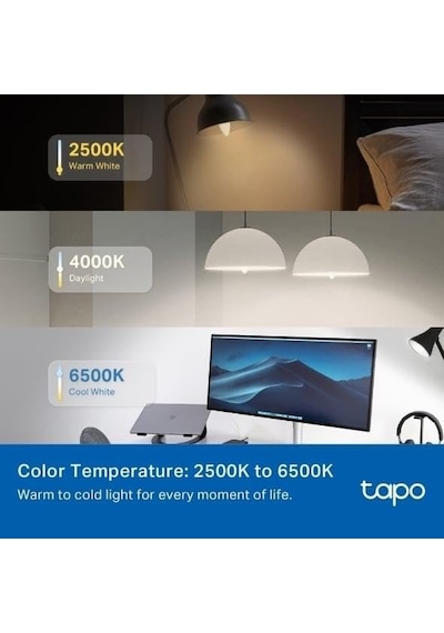 Ayrex Tp-link Tapo L430c / Çok Renkli Akıllı Mum Ampul / 16 Milyon Renk Ve Ayarlanabilir Beyaz / Müzik Senkronizasyo Diğer