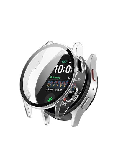 Samsung Uyumlu Watch 7 44mm Ekran Korumalı Rubber Kılıf-al3173 Şeffaf