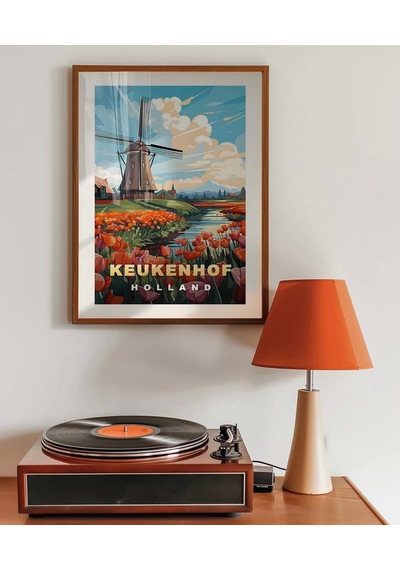Çerçevesiz Poster Hollanda'nın Renkli Yüzü