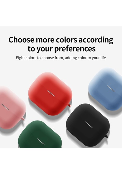 Samsung Galaxy Buds 3 Kılıf Askı Aparatlı Mat Silikon Siyah