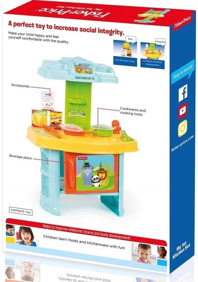 1820 Fisher Price Mutfak  Seti