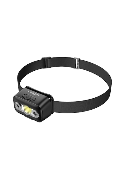 Philips Sfl3153 5w Led 220 Lümen Hareket Sensörlü Çift Butonlu Acil Durum Çakarlı Şarjlı Hafif Kamp Ve Kafa Lambası Siyah