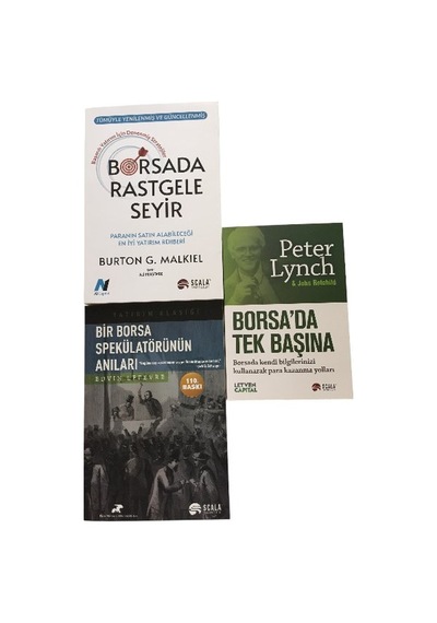 Borsada Rastgele Seyır + Borsada Tek Basına + Bır Borsa Spekulatorun Anıları 3 Set