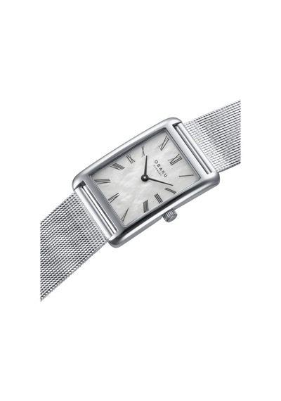 Obaku Denmark V311lxcwmc Quartz Gri Hasır Kordon 24 Mm Kadın Kol Saati Gri