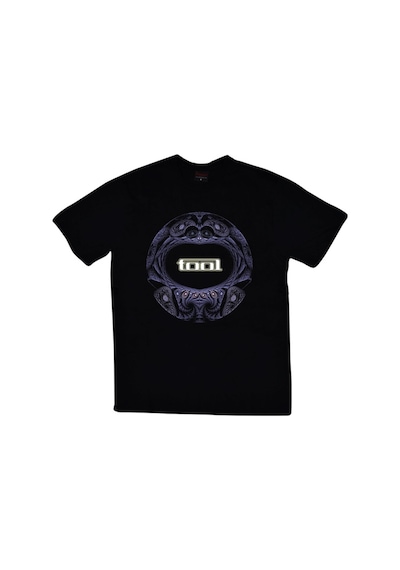 Tool Baskılı Unisex %100 Pamuk Siyah T-shirt SIYAH