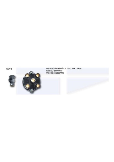 Distrübitör Kapağı+tevzi Makarası Kit Renault R9 Brodway 1 Ad