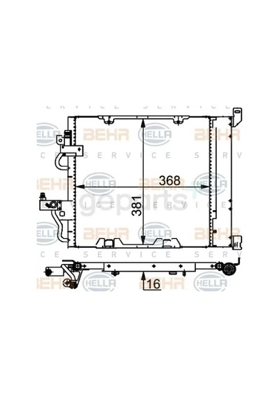 Radyatör Klima Kondenser Astra H 2004-2010 Z13dth - Z17dth - Z19dtj Uzun Tip