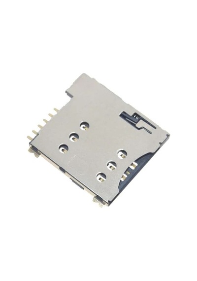 Micro Sim Kart Soket 6 Pin Self Push Holder Gsm Apple Iphone 4 Uyumlu