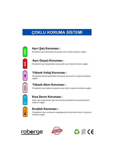Proscenic U6 Robot Süpürge Uyumlu Batarya 7000 Mah - Muadil Ürün
