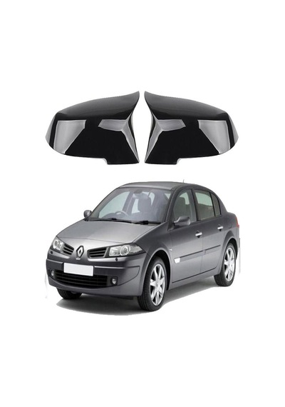 Renault Megane 2 Araca Özel Batman Yarasa Ayna Kapağı Pianoblack N11.6501