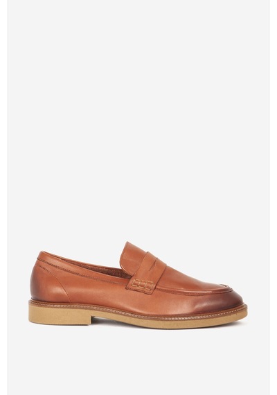 Dericlub Erkek Gerçek Deri Klasik Loafer Fr 242025 Taba Taba