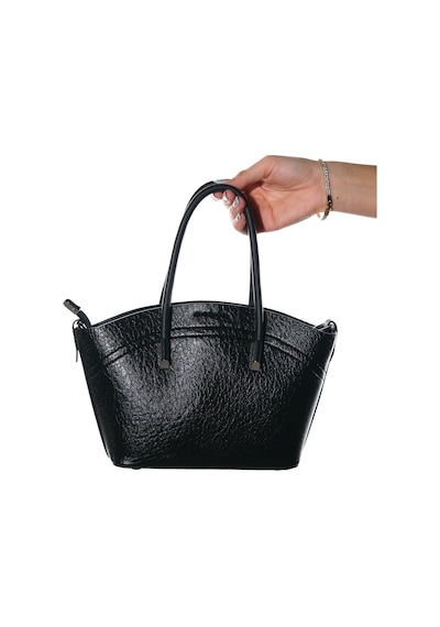 Luvishoes 1375 Siyah Grain Kadın Kol Çantası