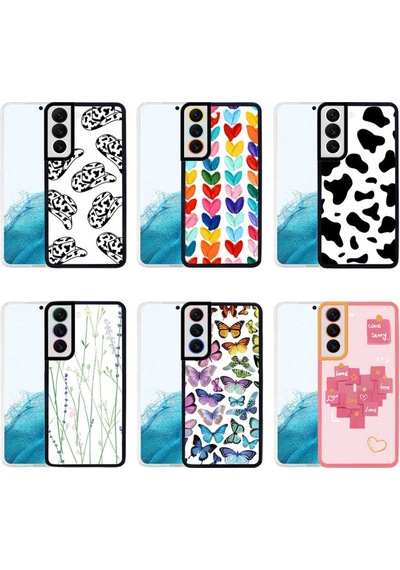 Samsung Galaxy Uyumlu S22 Plus Kılıf Zore M-Fit Desenli Kapak