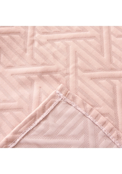 Soft Anka Tek Kişilik Yatak Örtüsü - Pembe - 180x240 Cm Renkli