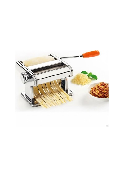Manuel Erişte Ve Makarna Hamur Açma Makinesi Paslanmaz Çelik Gövde, Tagliatelle Fettuccine Lasagna Kesim, 9 Kade Diğer