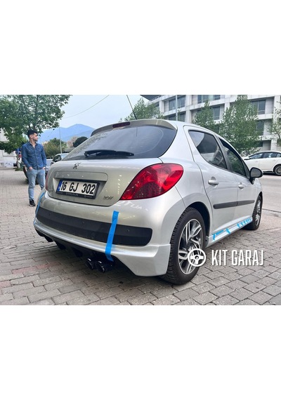 Kit Garaj 207 Arka Ek Plastik Boyalı