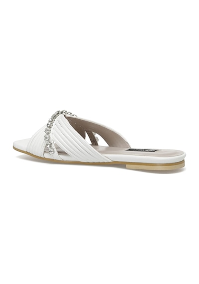 Nine West TANVO 2FX Beyaz Kadın Terlik Beyaz