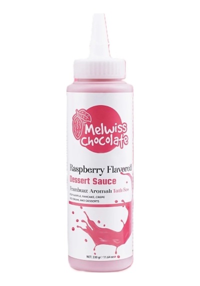 Raspberry Flavored Dessert Sauce Frambuaz Aromalı Tatlı Sosu 330 Gr 6'lı